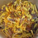 Картофель жаренный для азу по-татарски