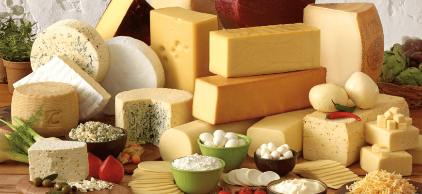 Самые популярные виды сыров